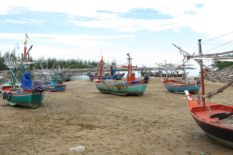 Boats of Pak Nam Pran