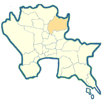 Lopburi Province Map, Central Thailand