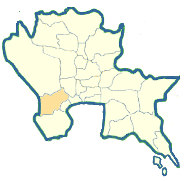 Ratchaburi province Map, Central Thailand