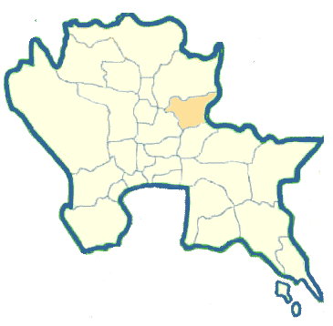 Saraburi province Map, Central Thailand