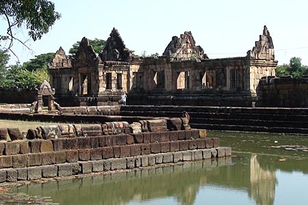 One of the four ponds at Prasat Muang Tam