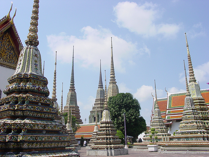 Lots of Chedis (Stupas) at Wat Pho, Bangkok