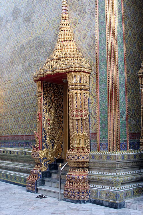 Entrance to the Viharn of Wat Ratchabophit, Bangkok