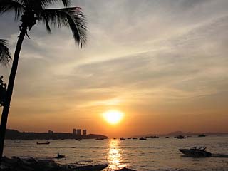 Sunset over Pattaya