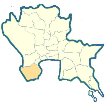 Phetchaburi province Map, Central Thailand