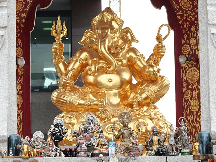 Ganesha Shrine if front of Central World Plaza, Bangkok