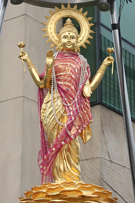 Lakshmi Shrine on the fourth floor of Gaysorn Plaza