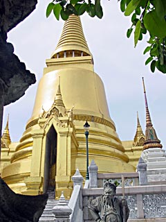 Chedi at Wat Phrakaew, Rattanakosin Island, Bangkok