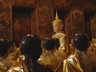 Buddha Surrounded by Disciples at Wat Suthat, Bangkok
