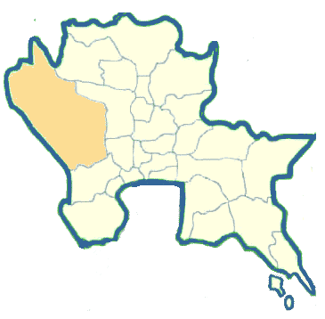 Kanchanaburi Province Map