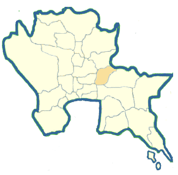 Nakhon Nayok Map, Central Thailand