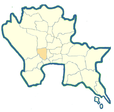 Nakhon Pathom Map, Central Thailand