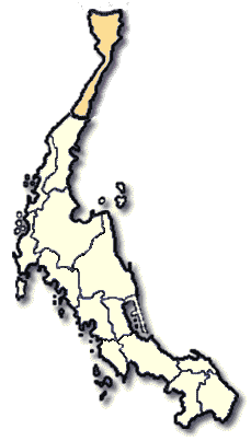 Prachuap Khiri Khan province Map, Southern Thailand