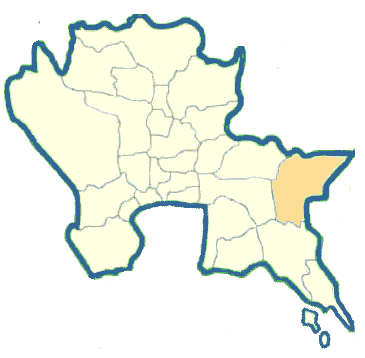 Sakaeo province Map, Central Thailand