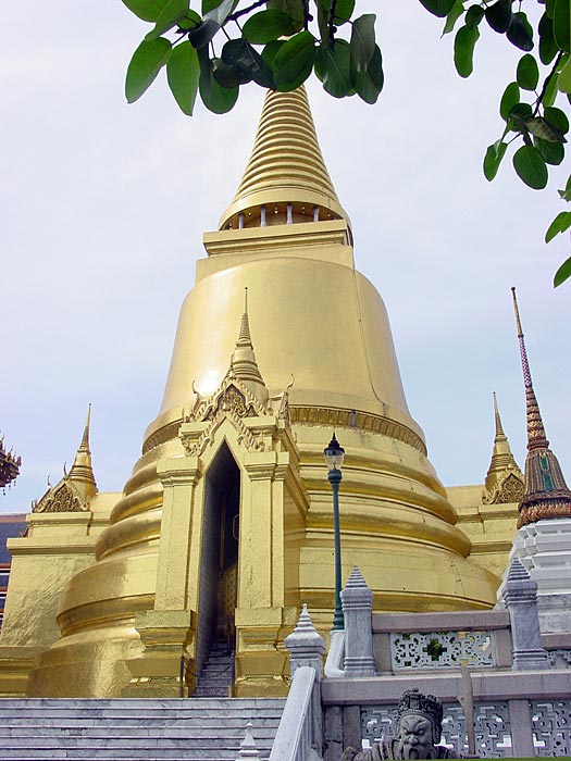 Chedi at Wat Phrakaew, Bangkok, Thailand