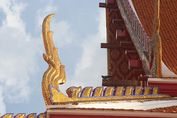 Chofa(h) at Wat Mahathat, Bangkok, Thailand