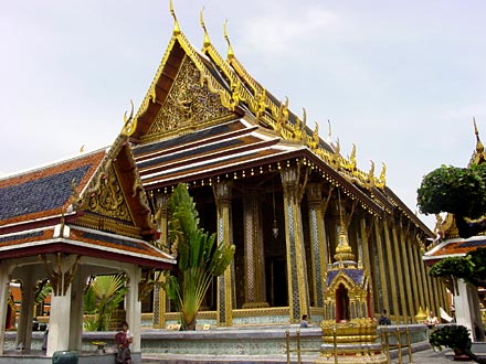 Ubosoth at Wat Phrakaew, housing the Emerald Buddha. 