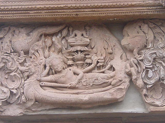 Vishnu sculpture at Phanomrung, Buriram