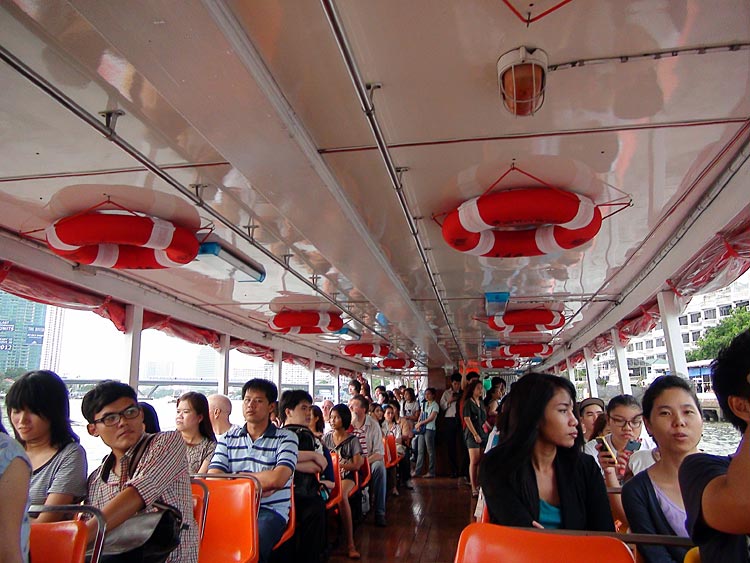 On the Shuttle Boat from Saphan Taksin to Asiatique The Riverfront
