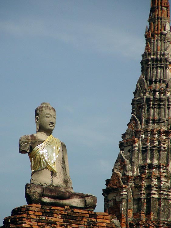 Buddha Image (?) at Wat Chai Wattanaram, Ayutthaya, Thailand