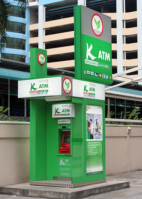 ATM from K-bank (former Thai Farmers Bank)