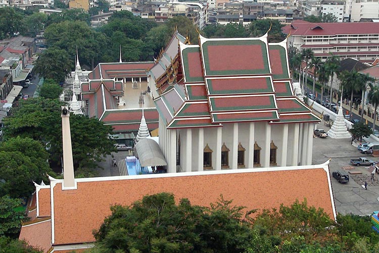 Other temple buildings of Wat Saket as seen from Golden Mount