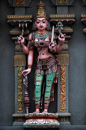 goddess at Wat Khaek Silom, Bangkok