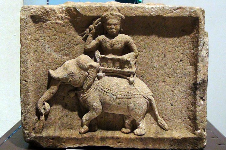 Indra on Airavata of the East, found at Prasat Phanom Rung, Buriram
