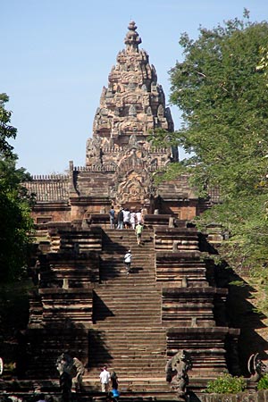 Stairs leading up to Phanom Rung Sanctuary 