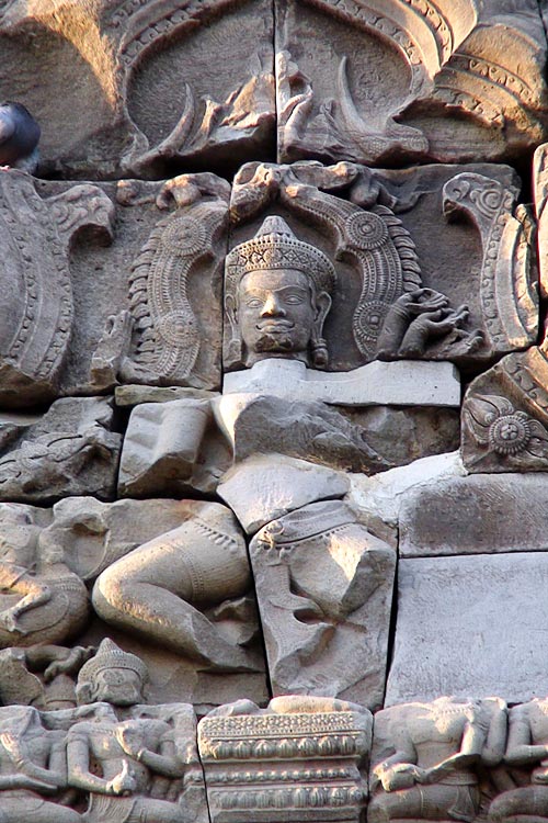 Dancing Shiva at Pediment of the southern entrance to the main sanctuary at Prasat Hin Phimai