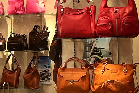 Besides clothing, there are also lots of bags, leather goods and shoes.