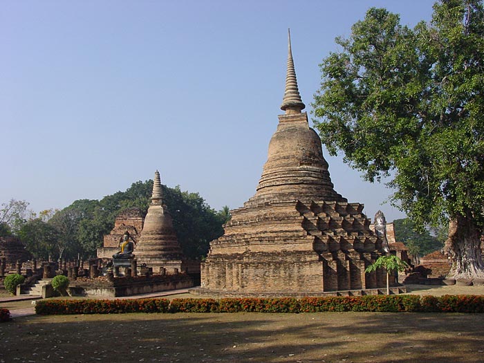Chedi at Wat Mahathat Sukhothai, Thailand