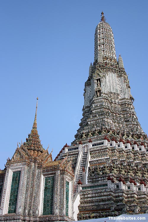 Mondop and Central Prang at Wat Arun, Bangkok 