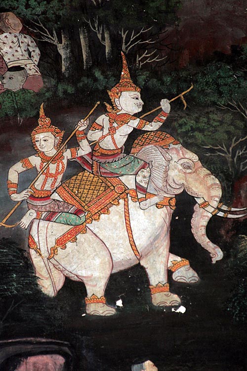 Mural Painting, Viharn, Wat Suthat